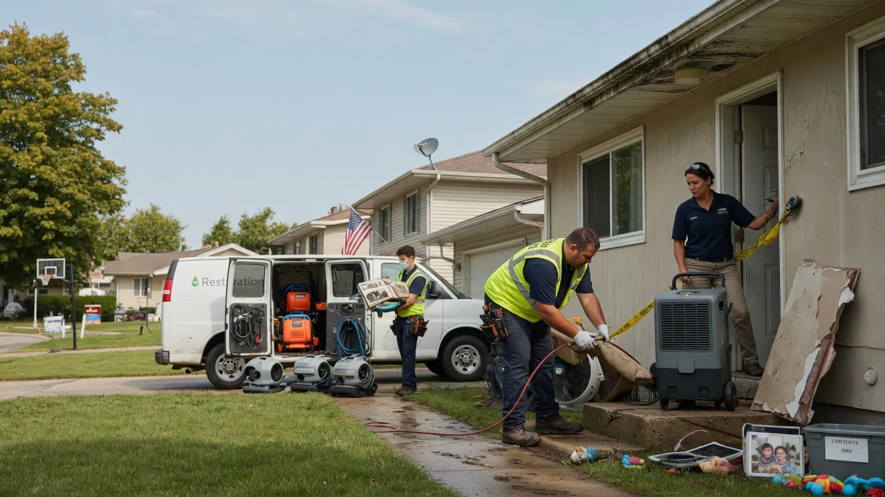 Water Damage Restoration in Oakville, IA near me